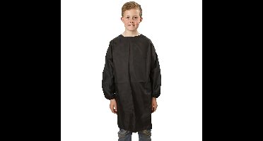 Kliederschort/ knutselschort/ kinderschort - Zwart - Kinderen 7/12 jaar