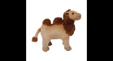 Knuffeldier Kameel - zachte pluche stof - premium kwaliteit knuffels - lichtbruin - 32 cm