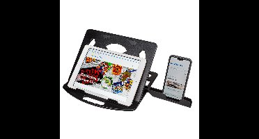 Laptop of tablet standaard 28 cm reis/onderweg model