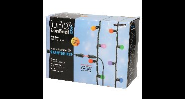 LED connect kerstverlichting gekleurd buiten 100 lampjes