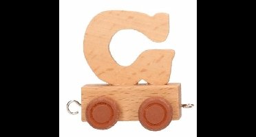 Letter speelgoed treintje G