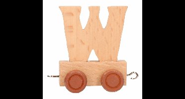 Letter speelgoed treintje W