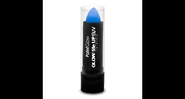 Lippenstift/lipstick - neon blauw - UV/blacklight - 5 gram - schmink/make-up