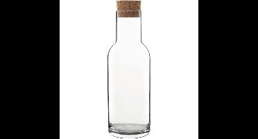 Luigi Bormioli Water karaf Sublime - kurken dop - 1 liter - Sapkan/waterkan/schenkkan