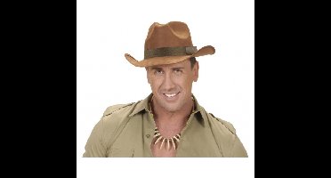 Luxe cowboy hoed bruin