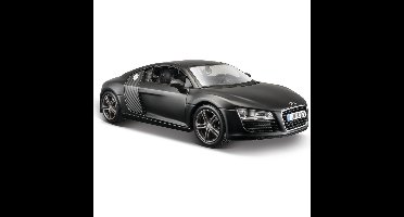 Maisto Modelauto Audi R8 coupe - zwart - schaal 1:24 - schaalmodel auto
