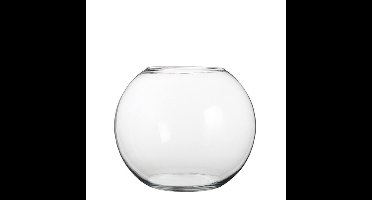 Mica Decorations Bolvaas/komvaas - glas - vissenkom - 20 x 25 cm
