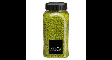 Mica Decorations decoratie stenen/granulaat - 650ml - groen - hobby steentjes