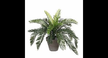 Mica Decorations Kunstplant Cycaspalm - groen - H37 cm - in pot - kamerplant