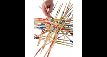 Mikado spel jumbo size - 50 cm - doosje met sticks