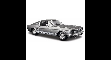 Modelauto - Ford - GT500 Shelby 1967 - grijs - schaal 1:24 - speelgoedauto