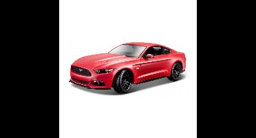Modelauto Ford Mustang GT 2015 rood schaal 1:18/26 x 10 x 7 cm