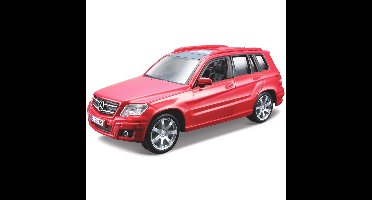 Modelauto Mercedes Benz GLK Klasse - rood - 12 cm - schaal 1:32 - speelgoed auto schaalmodel