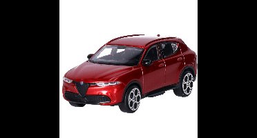Modelauto/speelgoedauto Alfa Romeo Tonale - rood - 10 cm - schaal 1:43