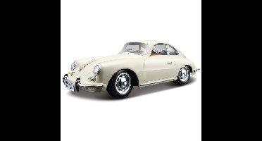 Modelauto/speelgoedauto Porsche 356 B 1961 coupe - wit - schaal 1:24