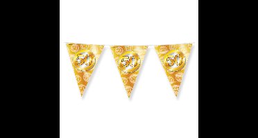 Paperdream Jubileum vlaggetjes - 50 jaar getrouwd - feestversiering - 10 mtr - dubbelzijdig