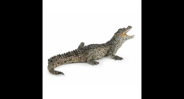 Papo Speelfiguur Krokodil - 10,5 x 5 x 3,5 cm - kunststof - krokodillen