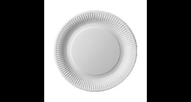 Papstar duurzaam kartonnen dinerborden - 25x stuks - Dia 26 cm - Milieuvriendelijk/composteerbaar