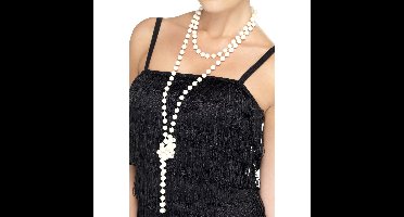 Parelketting - 180 cm - dames - Charleston - Jaren 20 - Carnaval - verkleed accessoire