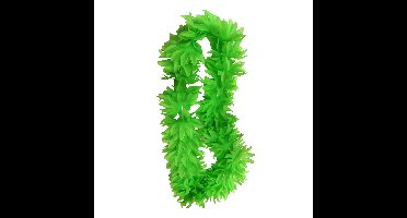 PartyXplosion Hawaii slinger - neon groen - 1 m - polyester - feestartikelen