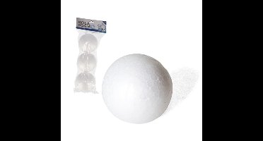 Piepschuim hobby vormen DIY ballen - 3x - styropor bollen - 7 cm