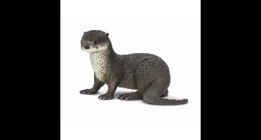 Plastic speelgoed figuur rivierotter 14 cm