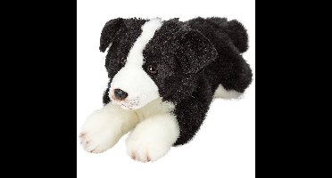 Pluche knuffel Border Collie hond - 30 cm - Knuffeldieren - Honden soorten