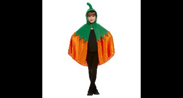 Pompoen verkleed kostuum/cape oranje voor kinderen - Halloween kleding