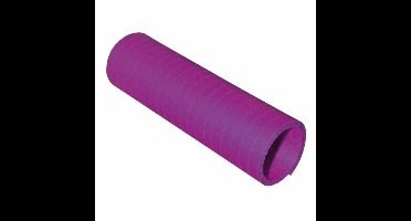 Rollen Serpentines van papier - paars - 4 meter - 14 x 4 cm - Feestartikelen/versieringen