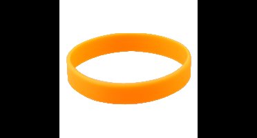 Siliconen armbandjes - stretch - oranje - polsbandjes - volwassenen