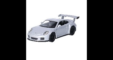 Speelgoed Porsche auto - zilver - die-cast metaal - 11 cm - Model 911 GT3 RS