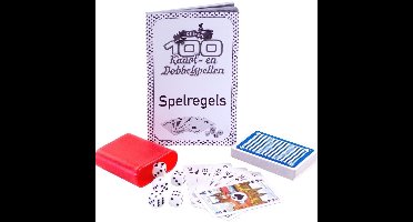 Spelletjes box 100 kaart en dobbelspellen