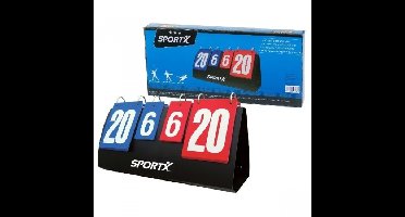 Sport scoreboard voor wedstrijd - puntentelling - tot 30 punten - omklapbordje