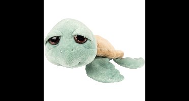 Suki Gifts pluche zeeschildpad Jules knuffeldier - cute eyes - mintgroen - 24 cm