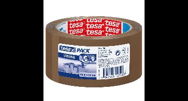 Tesa Verpakkingstape - bruin - sterk - 66 m x 50 mm