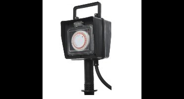 Tuin stopcontact - 2-voudig - stekker - timer - tuinstopcontact - steker - tuin - contactdoos