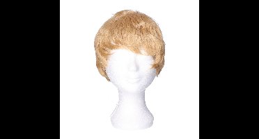 Verkleedpruik voor heren - blond - Seventies - Carnaval - kort haar