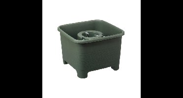 Vierkante groene kerstboom voet voor een echte kerstboom