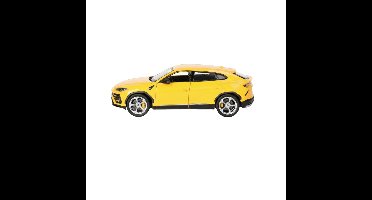 Welly Modelauto - Lamborghini Urus - geel - 1 x 1 x 1 cm - schaalmodel
