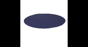 Wicotex Placemats Uni - donker blauw - rond 38 cm - anti slip laag - Teflon coating toplaag