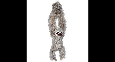 Wild Republic Pluche - hangende luie luiaard knuffel - grijs - 40 cm - knuffeldieren - bosdieren