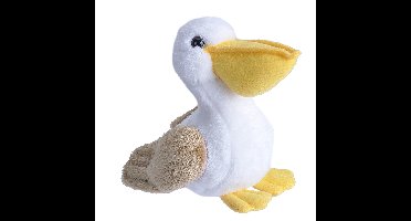 Wild Republic Pluche Pelikaan - knuffel vogel - 13 cm - zeevogels