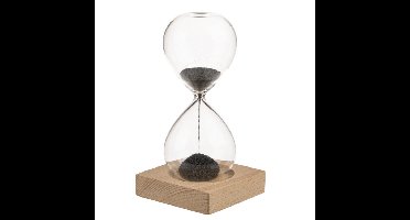 Zandloper - 1 minuut - 16 cm - magnetisch zand
