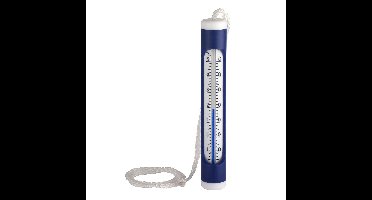 Zwembad / vijverthermometer - blauw - kunststof - analoog