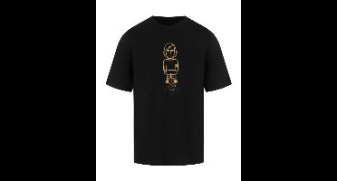 Cruyff - Avatar T-Shirt - Zwart/ Goud