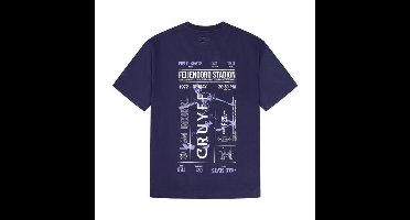 Cruyff - Icon League Europa Cup I 1972 Ticket T-Shirt - Navy