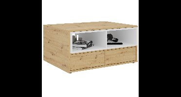Salontafel Monza 2 Artisan eiken met wit