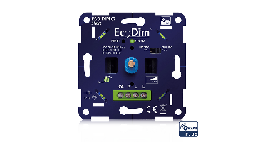 EcoDim ECO-DIM.07 LED Dimmer - Z-Wave - Druk/Draai - 0-250W RLC