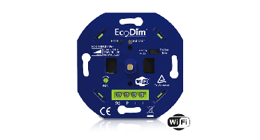 ECODIM | LED Dimmer | WiFi | Druk/Draai | 0-250W | RLC