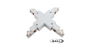 DALI 3-fase rail X-connector | Wit